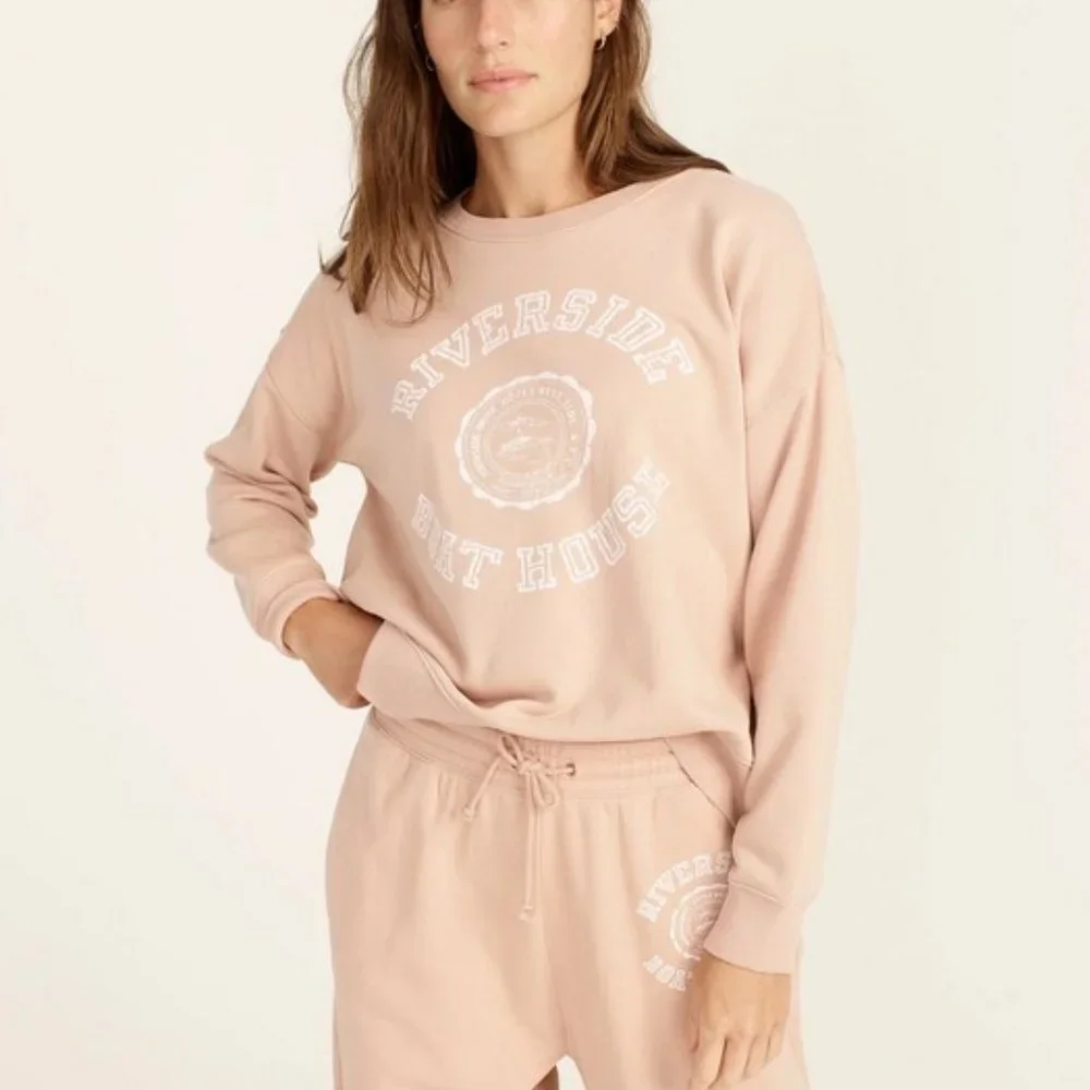 J. CREW University Terry Sweatshirt L